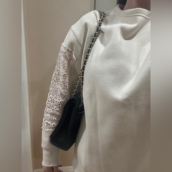 Tory Burch small classic one flap gold chain crossbody/ shoulder bag - Picture 12 of 16